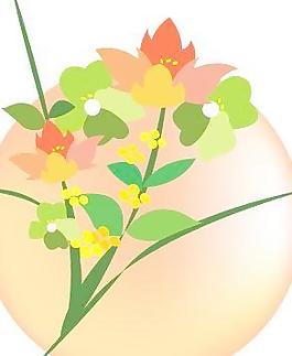 韓國花紋圖標(biāo)矢量圖35