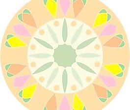 韓國(guó)花紋圖標(biāo)矢量圖25