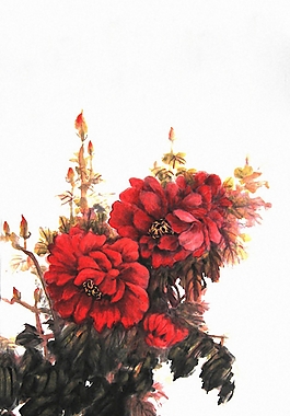 位圖 植物圖案 寫意花卉 花朵 牡丹 免費(fèi)素材