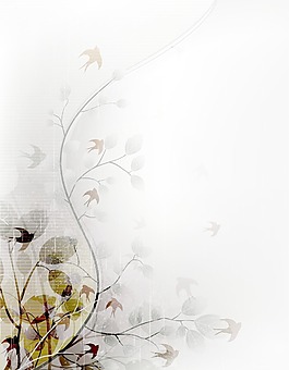 畫(huà)花卉背景矢量插畫(huà)