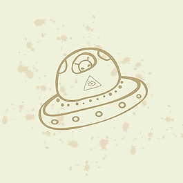 印花矢量圖 卡通 卡通人物 外星人 卡通靜物 免費素材