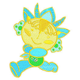 繡花 奧運會 吉祥物 北京奧運會 福娃 免費素材