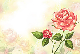 位圖 植物圖案 寫意花卉 花朵 免費(fèi)素材