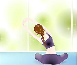 韩国MM美体插画矢量图11