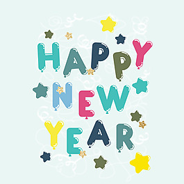 印花矢量圖 卡通 卡通文字 英文 幾何 免費素材