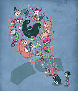 位圖 插畫 插畫師 Randyotter 藝術效果 免費素材