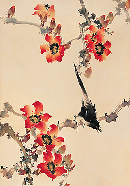 位圖 植物圖案 寫意花卉 花朵 超高清 免費(fèi)素材