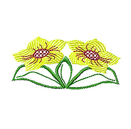 繡花 植物 花朵 免費(fèi)素材