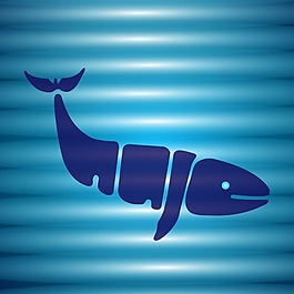 印花矢量圖 動(dòng)物 魚(yú) 文字 英文 免費(fèi)素材