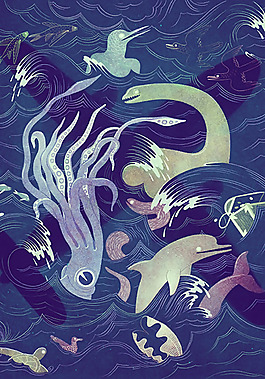 位圖 插畫 時尚插畫 插畫師 Micah 免費素材