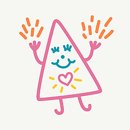 印花矢量圖 卡通 卡通人物 怪物 鬼臉 免費(fèi)素材