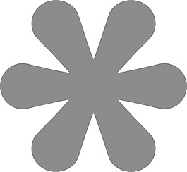 花1字形圖標