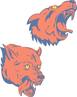 野生的狗吠狼攻擊