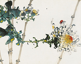 位圖 植物圖案 寫意花卉 花朵 超高清 免費(fèi)素材