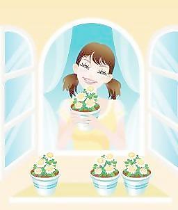 韓國時尚女孩矢量圖048