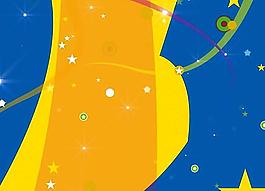 彩色星空高清視頻素材圖片