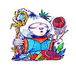 位圖 插畫 插畫師 saycr 沈陽 免費(fèi)素材