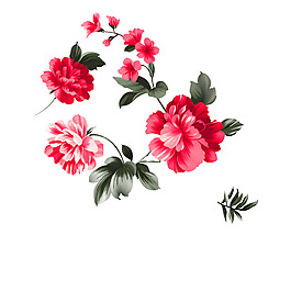 位圖 植物圖案 寫意花卉 花朵 牡丹花 免費素材