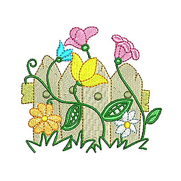 繡花 植物 花朵 免費素材