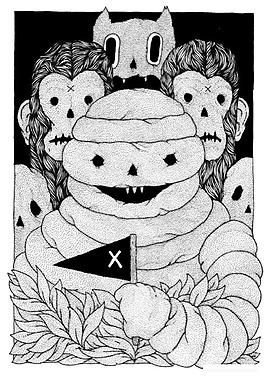位圖 藝術(shù)效果 手繪 人物 怪物 免費(fèi)素材