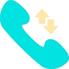 時髦的電話圖標(biāo)