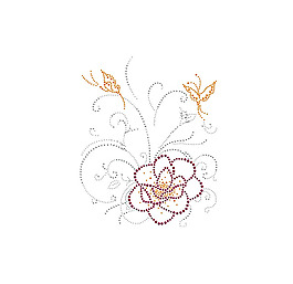 燙鉆 植物 花 花朵 免費(fèi)素材