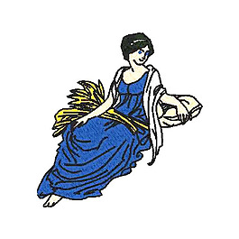繡花 人物 女人 免費素材