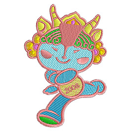 繡花 奧運會 吉祥物 北京奧運會 福娃 免費素材