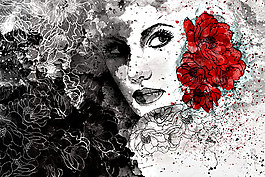 位圖 插畫 插畫師 marineloup 人物 免費素材