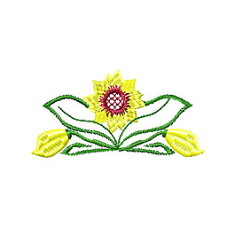 繡花 植物 花朵 免費素材