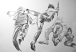 位圖 插畫 藝術(shù)效果 手繪 人物 免費(fèi)素材