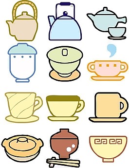 線描生活物品