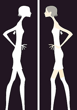 女性插圖矢量圖23