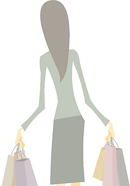 女性插圖矢量圖10