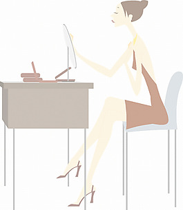 女性插图矢量图08