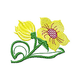 繡花 植物 花朵 免費素材