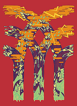 位圖 插畫 時尚插畫 插畫師 Micah 免費素材
