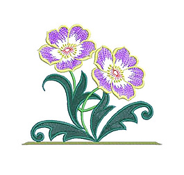 繡花 植物 花朵 免費素材
