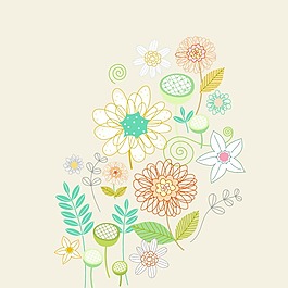 印花矢量圖 可愛卡通 卡通植物 花朵 嬰童裝 免費(fèi)素材