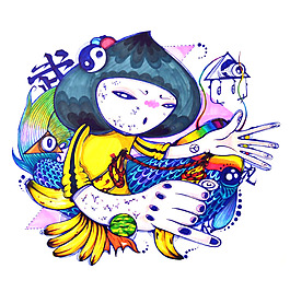位圖 插畫 插畫師 saycr 沈陽 免費素材