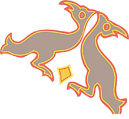 彩色矢量花纹图案498