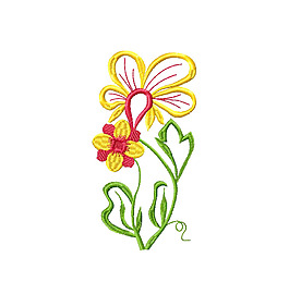 繡花 植物 花朵 免費(fèi)素材