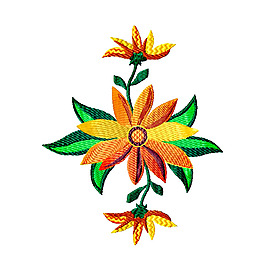 繡花 植物 花 花朵 免費(fèi)素材