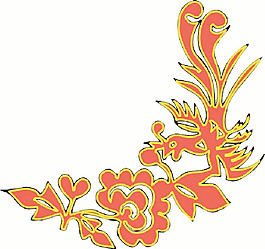 彩色矢量花紋圖案418