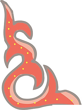 彩色矢量花纹图案370