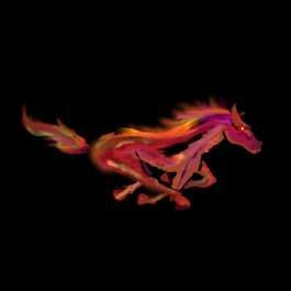 印花矢量圖 動(dòng)物 馬 馬年 男裝 免費(fèi)素材