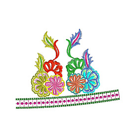 繡花 植物 花朵 花邊 高清 免費(fèi)素材