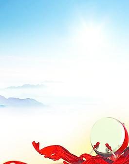 精美中国文化底图
