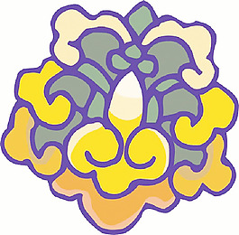 彩色矢量花紋圖案324
