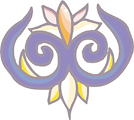 彩色矢量花紋圖案299
